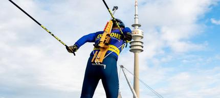 Biathlon Fahrer in München s