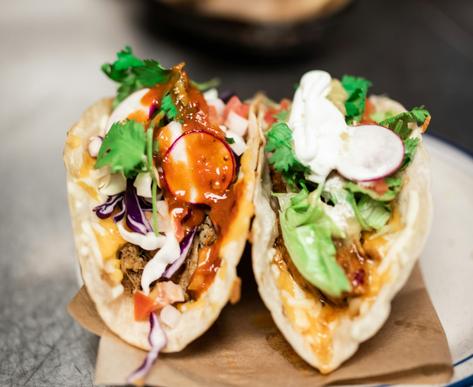 Taccos auf dem Festivalgelände