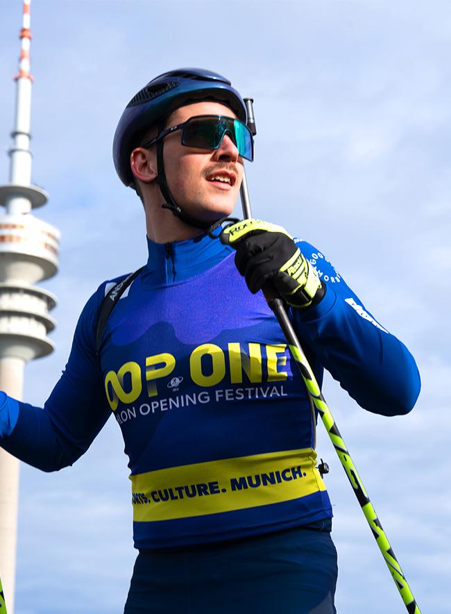 Biathlon Fahrer in München